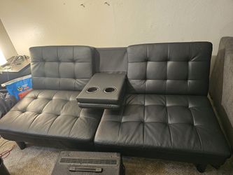 Leather Futon 