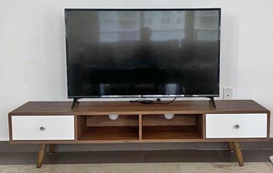 Walnut Tv Shelf
