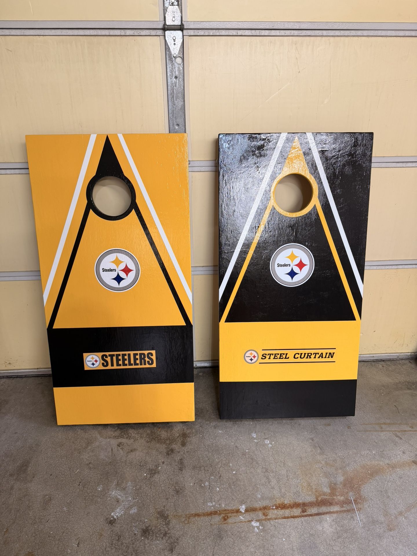 Cornhole Boards - Custom Pittsburgh Steelers