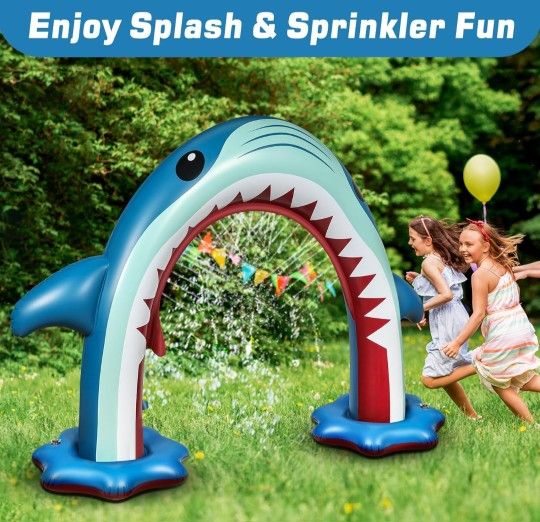 Brand New Shark Sprinkler Water Toy