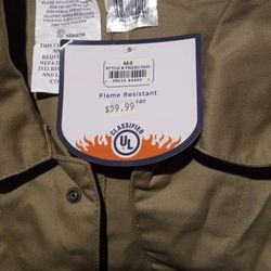 Rasco brand flame resistant work clothes