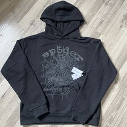 phantom black sp5der hoodie