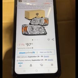 Head Lights 2004-2006 Toyota Highlander 