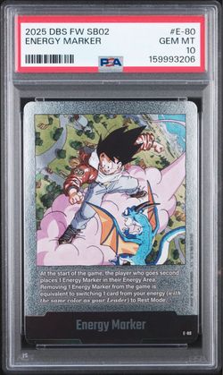 2025 DBS FW SB02 Energy Marker #E-80 PSA 10