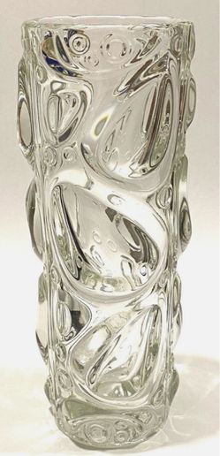 Vintage Modernist Glass Vase SKLO UNION by František Pečený