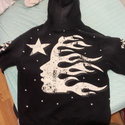 Black Hellstar Hoodie Size M