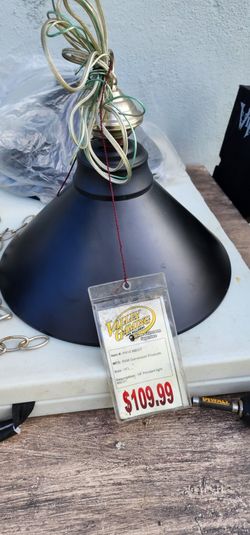 Pendant Light Black Metal Shade