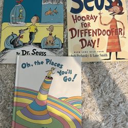 Dr. Seuss Toddler Picture Books -3 Books