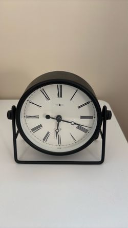 Small Black battery clock