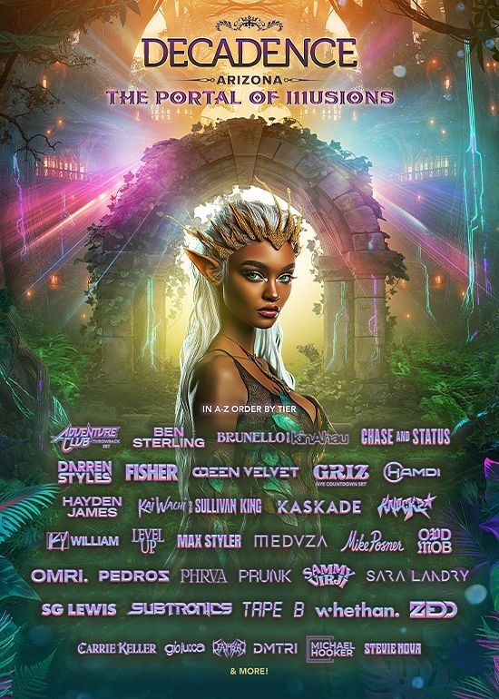 2x Tickets 2 Days Decadence 2024-2025