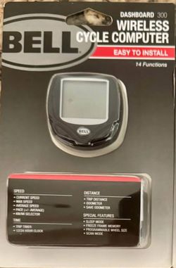 Bell Bicycle Dashboard 300 Wireless Cycle Computer