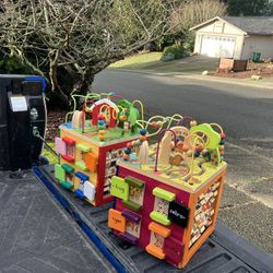 Child Kid Child Zany Zoo Wooden and Farm Animals Educational Activity Cube Center $25 Each 