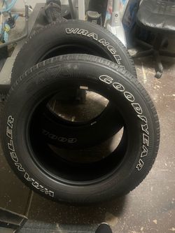 Two almost new tires