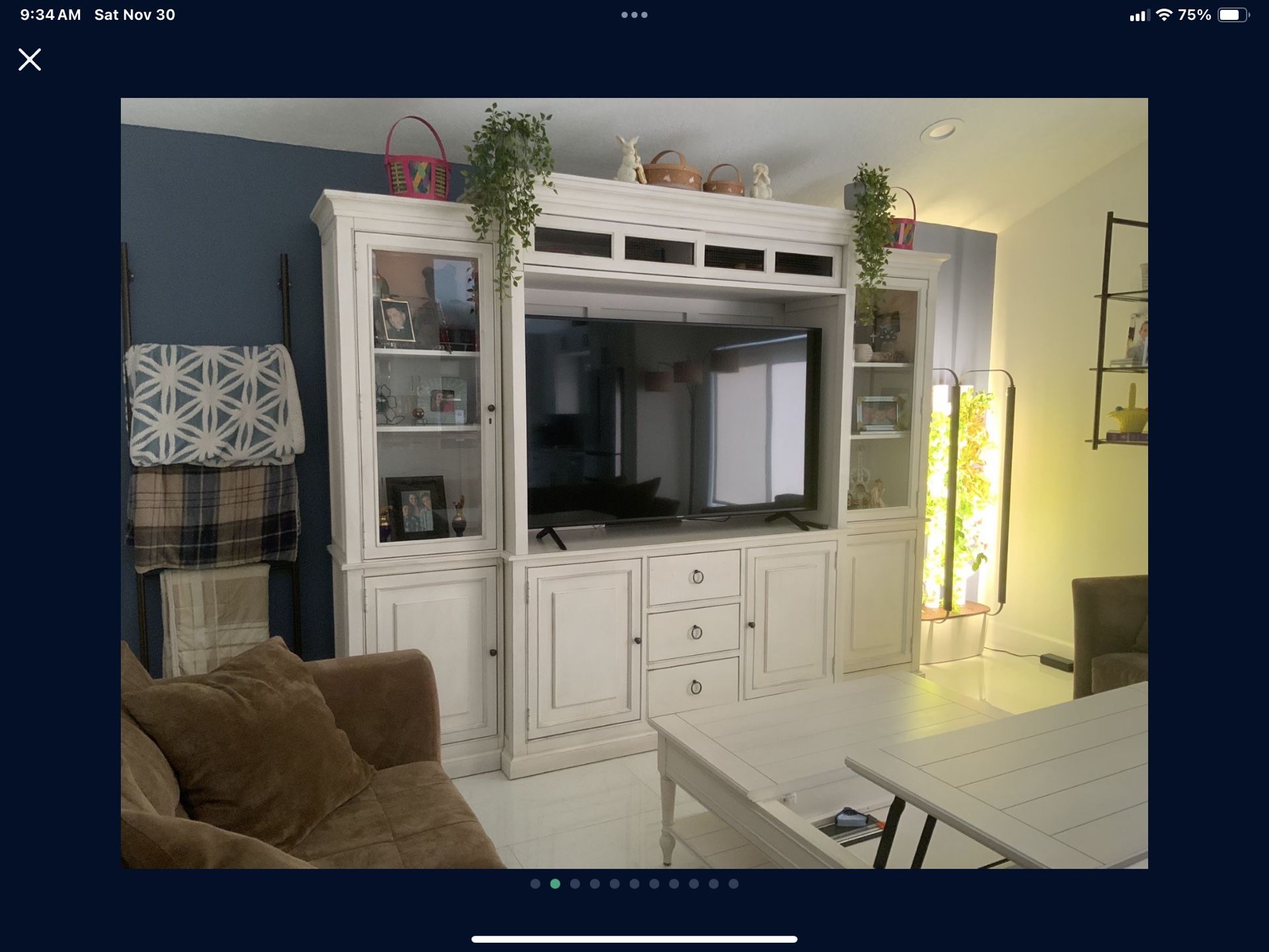 Large Entertainment System/TV Stand With Coffee Table And End Table - From BAERS Furniture $1,100 OBO - Weston 33326