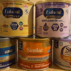 Simillac And Enfamil Baby Formula