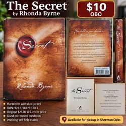 The Secret by Rhonda Byrne – Hardcover – $10 OBO