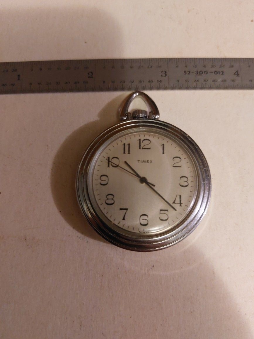 Vintage Timex Wind-up Pocket Watch