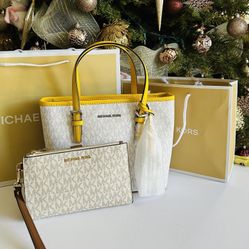 Michael Kors Handbag/ crossbody bag and Wallet