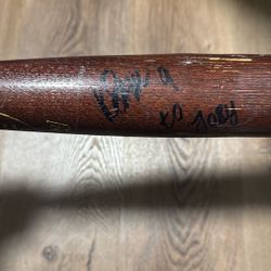 Signed Baseball Bat 