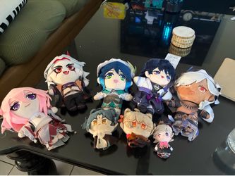 Genshin Impact Character Plush Lot of 8
