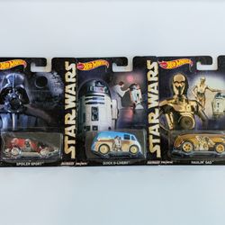 Hot Wheels Star Wars Real Riders Complete Set