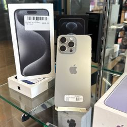 iPhone 15 Pro Max 1TB / Unlocked/ Payment Available 