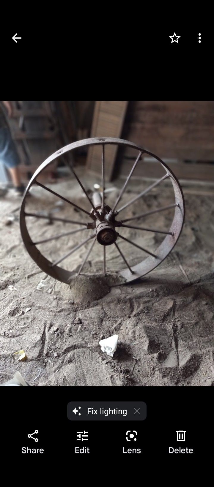 Old Iron Wheel