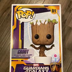 Funko Guardian of the Galaxy Groot Flocked LE1500