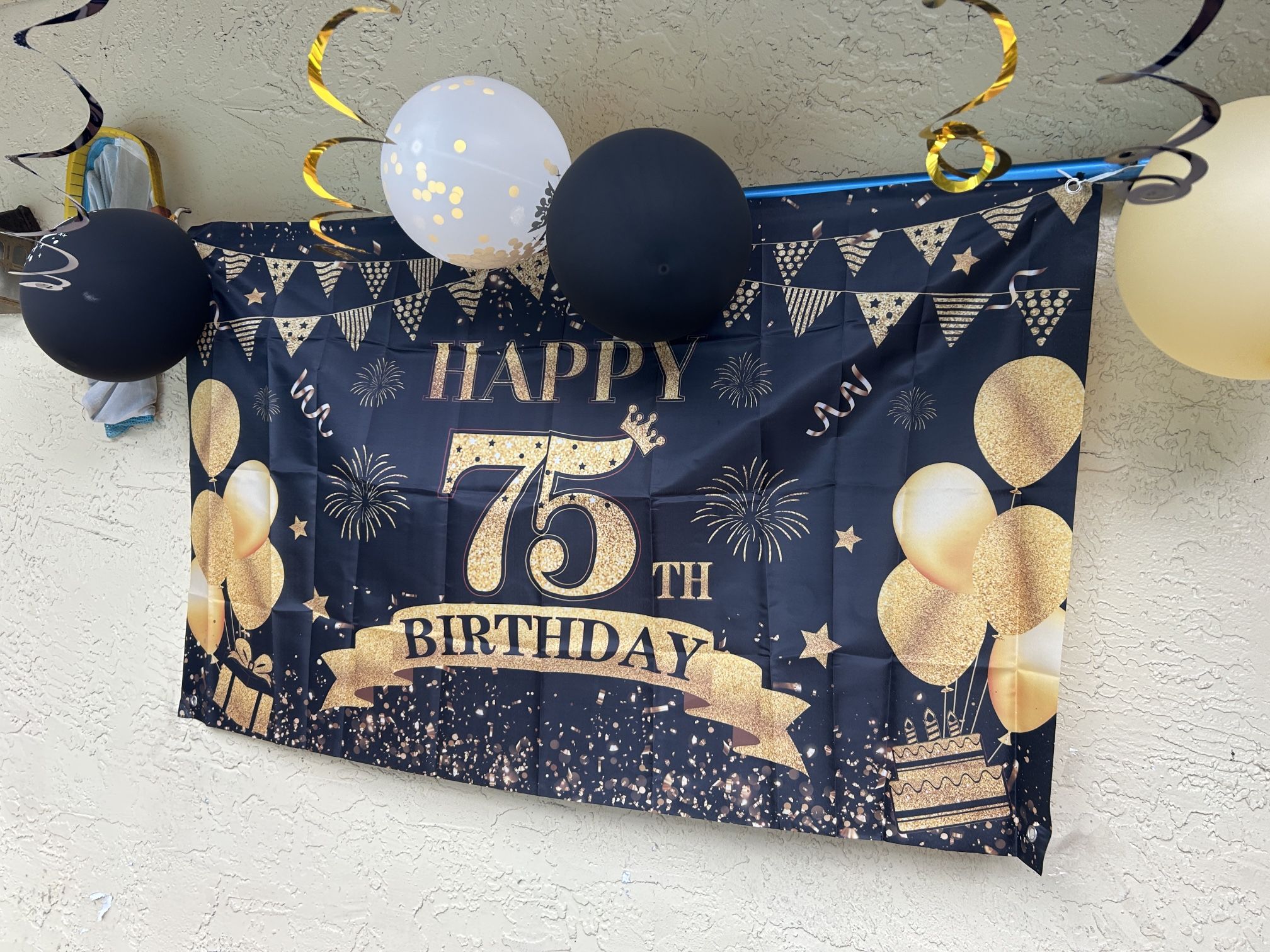 75th Birthday Banner
