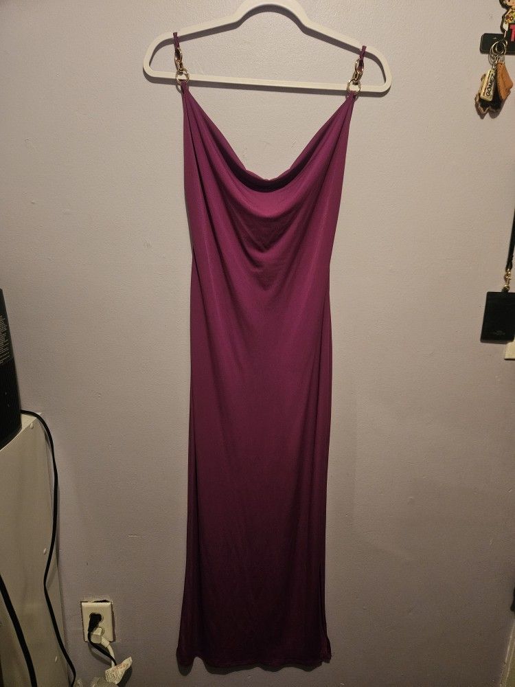 Long Purple Dress