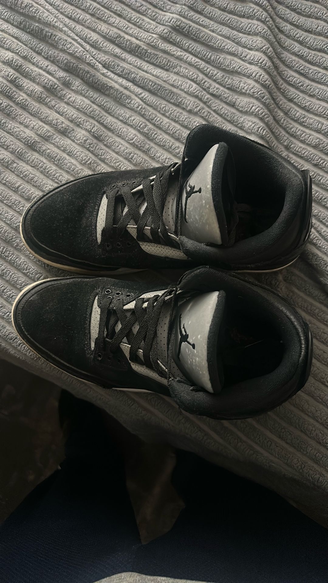 Jordan 3 Retro Tinker Black Cement Gold