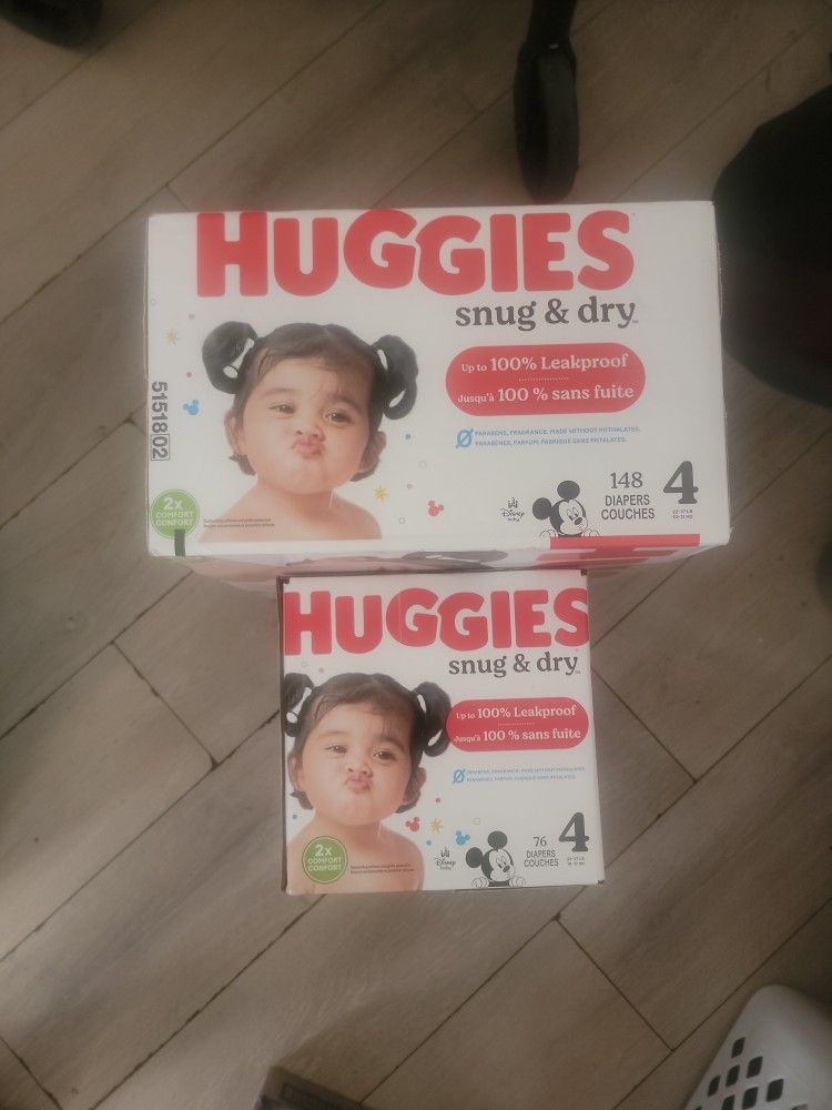 Huggues Size 4
