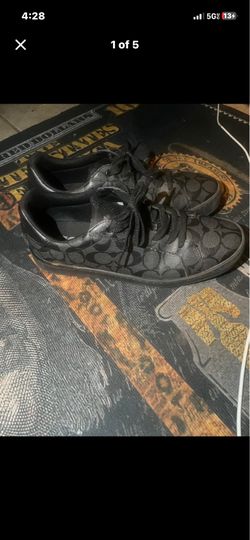 Black coach shoes men 9.5