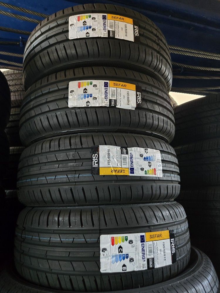 195 55 16 Vendo Set De Llantas NUEVAS De La Marca ✅️ Iris