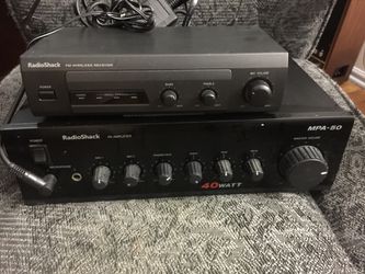 Radio Shack amp with wireless receiver