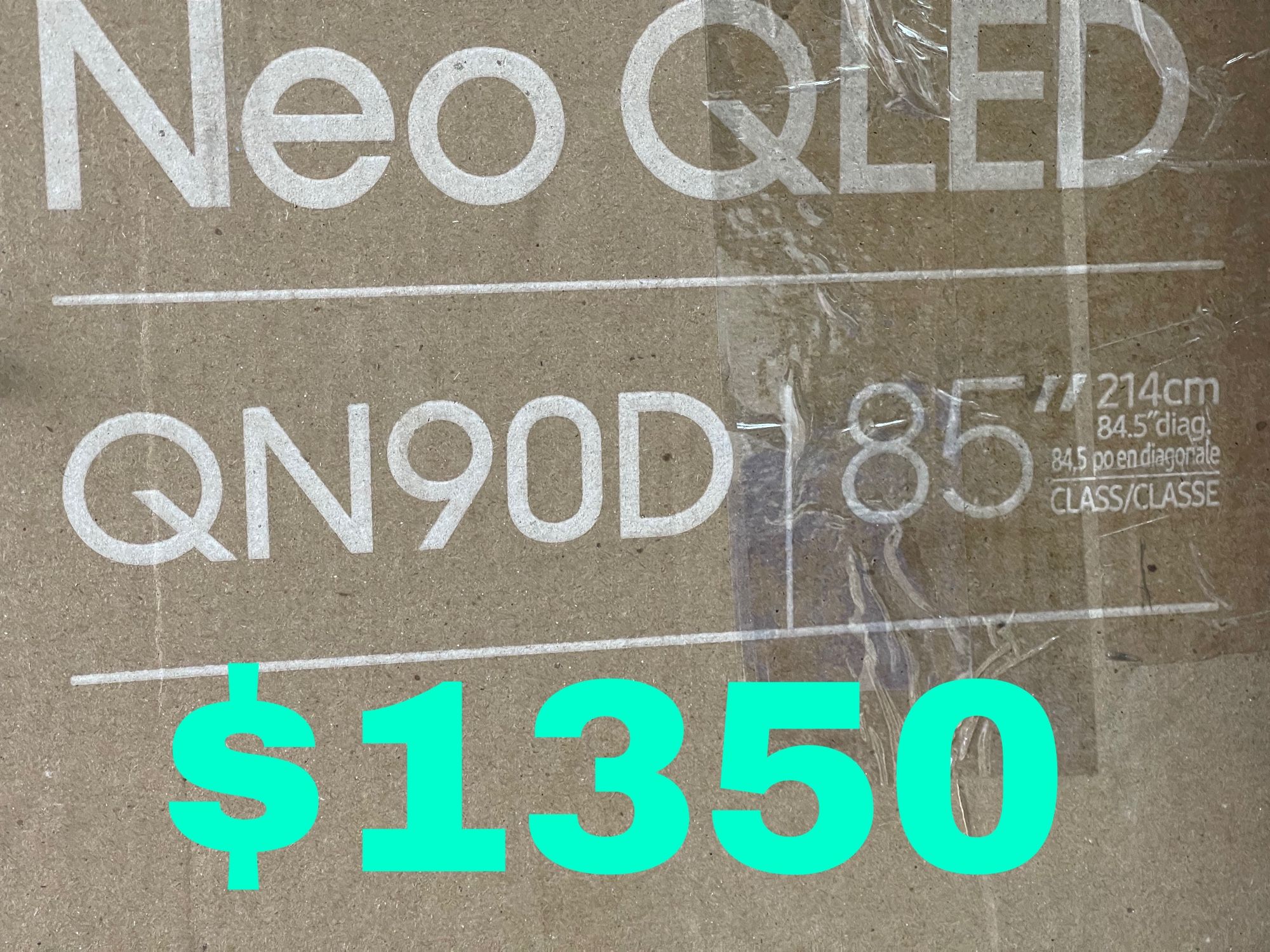 Samsung 85 NEO QLED LED LCD 120Hz 4K TV