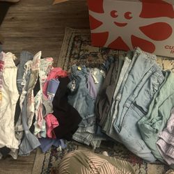 Huge Box Of Girls Clothes