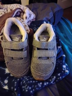 Puma Kids Suede Velcro Sneakers