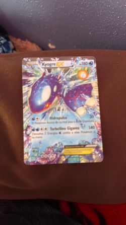 Kyogre EX Pokémon Card Spanish Holo