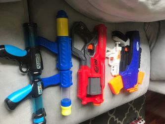 Nerf and power popper lot, no ammo