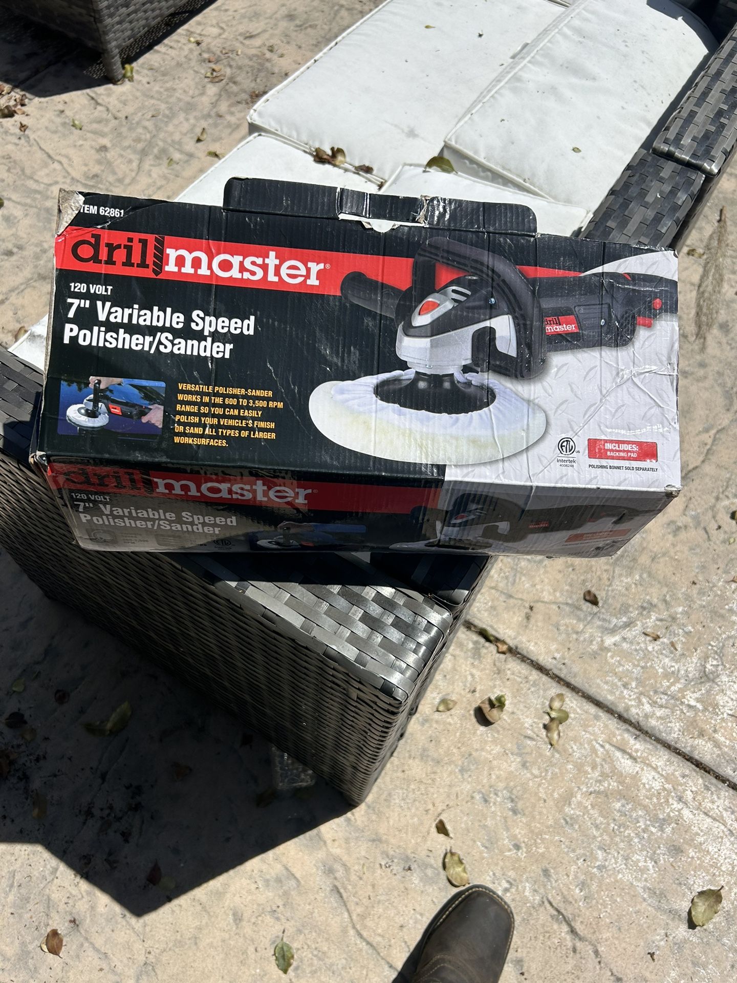 Drill Master Polisher Sander