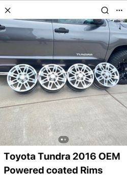 Tundra 20x9 5/150 lug polished wheels