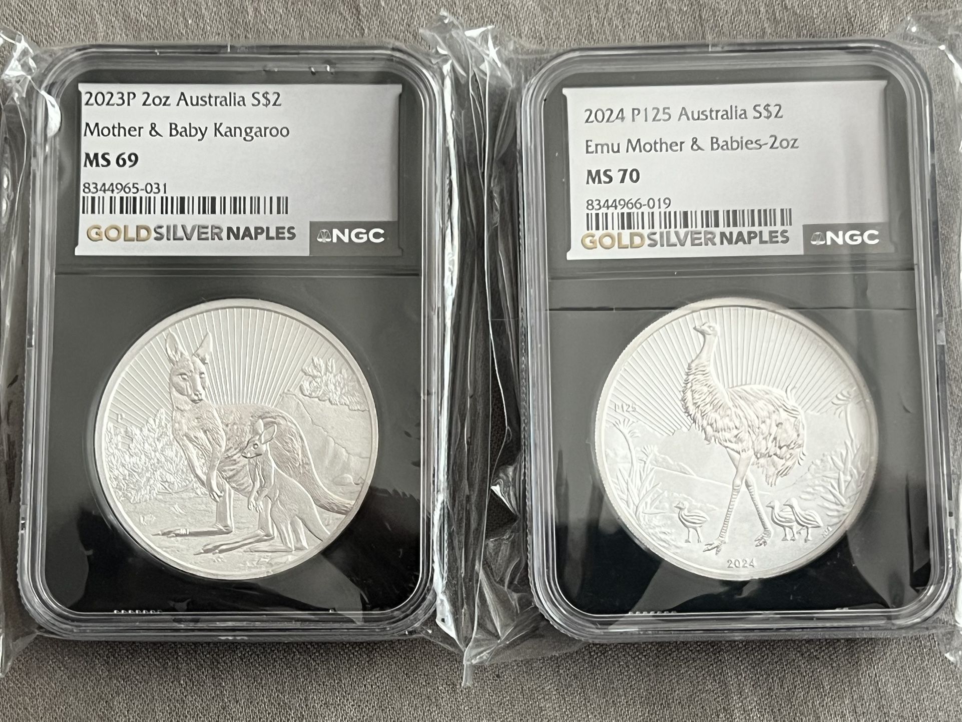 2023-2024 Australia $2 (2oz Each) Silver Coin