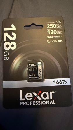 Camera memory card by Lexar