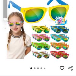 24 Pack Kids Polarized UV400 Sunglasses Party Favors