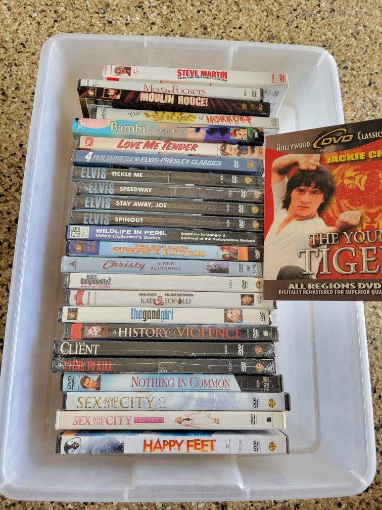 25 DVD's $50 Dollars