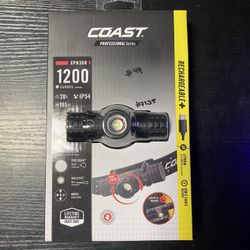 Coast XPH30R 1200 Lumen Rechargeable Dual Power Magnetic LED Headlamp
