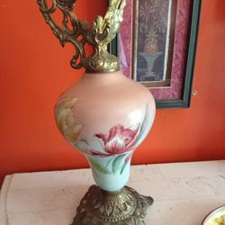 Vintage Handpainted Urn
