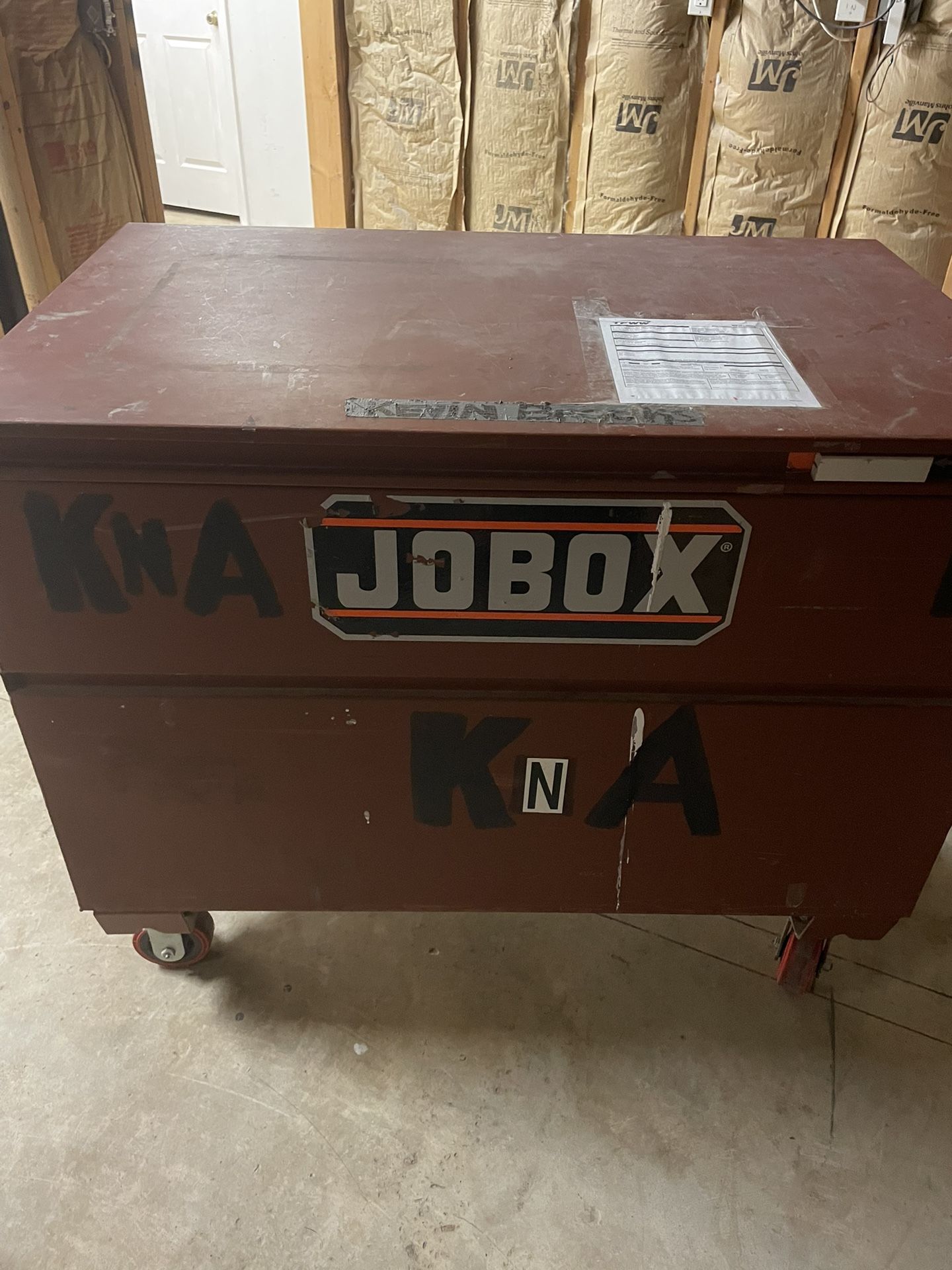 Large Site Toolbox On Wheels