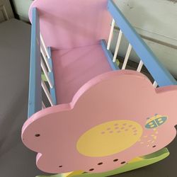 Doll Rocking Bed Crib